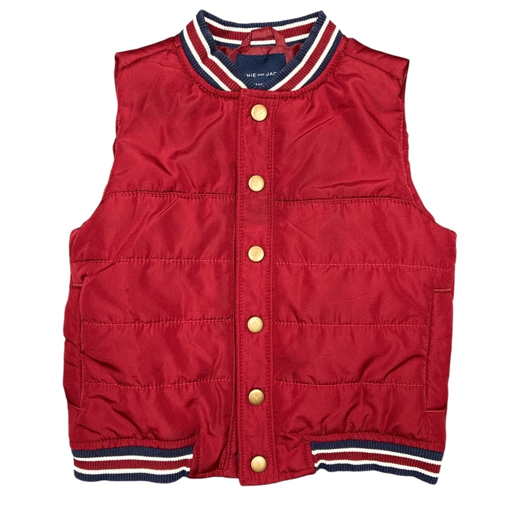 Janie and Jack Boys Puffer Vest Size 18-24 Months